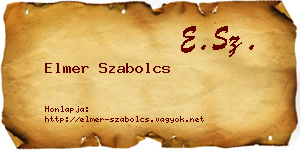 Elmer Szabolcs névjegykártya